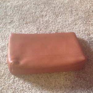 Coach leather cosmetic bag